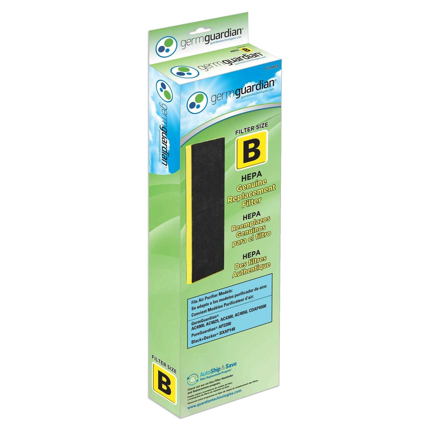 Germ Guardian FLT4825 HEPA Air Purifier Replacement Filter B - Image 5