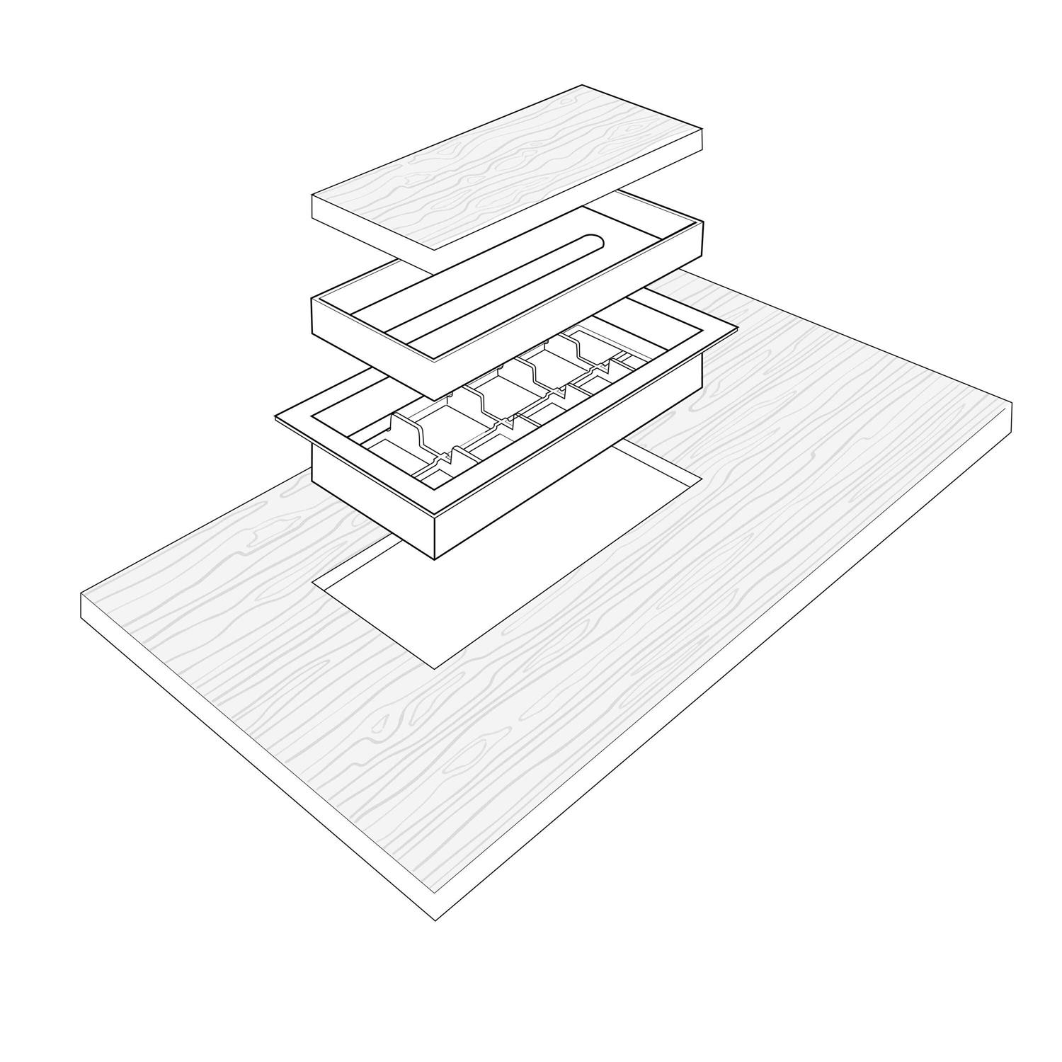 Aria Lite White Vent Cover - Image 3