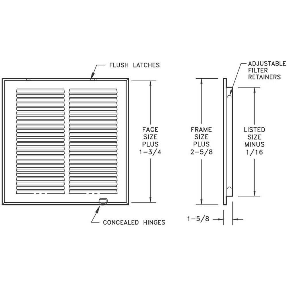 Hart Cooley Air Return Grille - Image 2