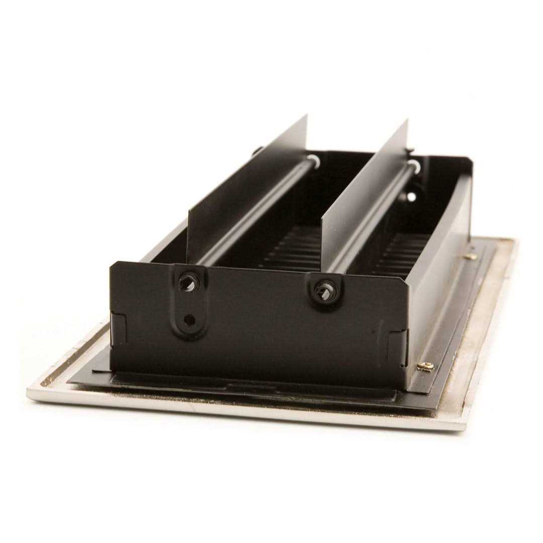 Signature Hardware Modern Brass Floor Register - Image 3