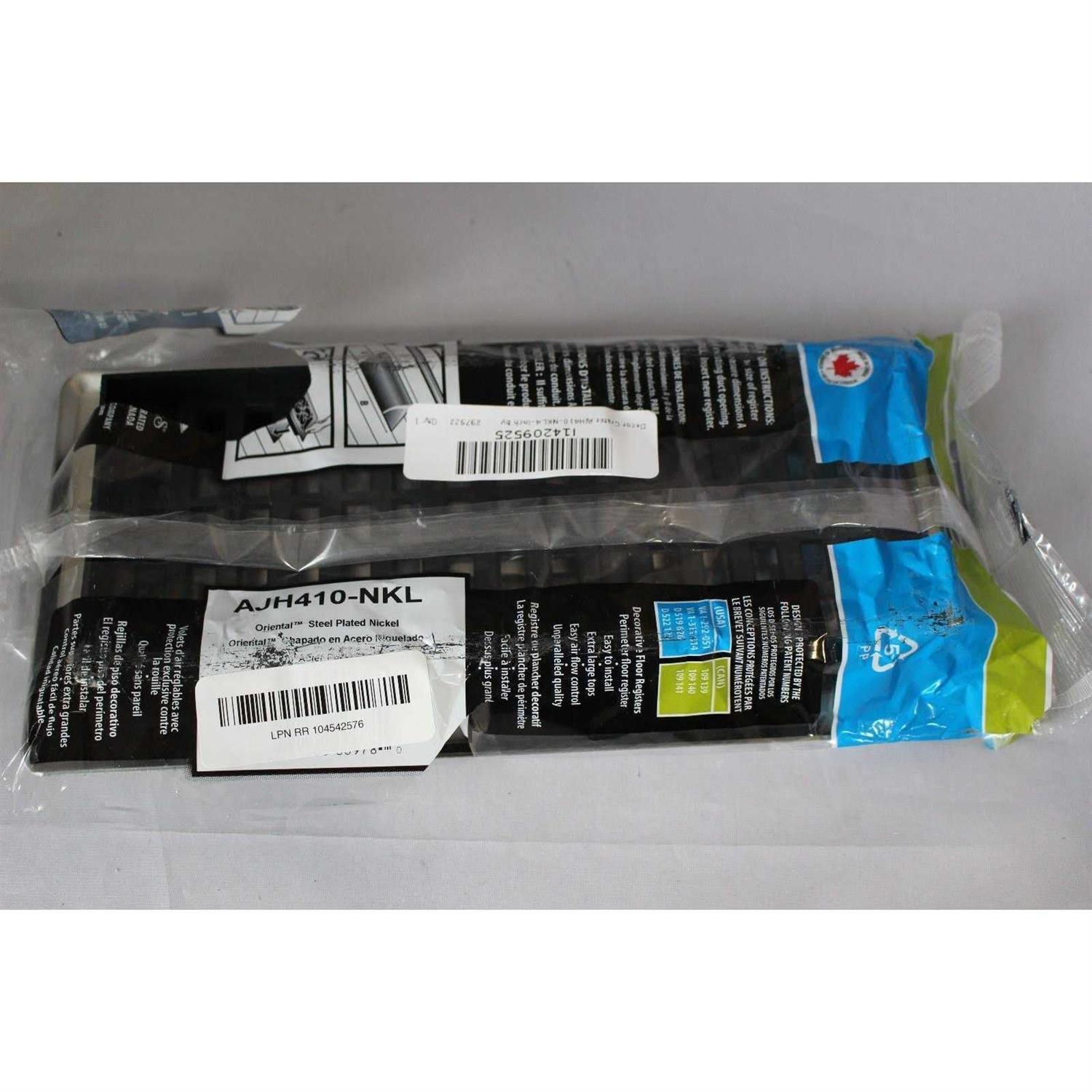 Decor Grates AJH410-NKL Floor Register - Image 5