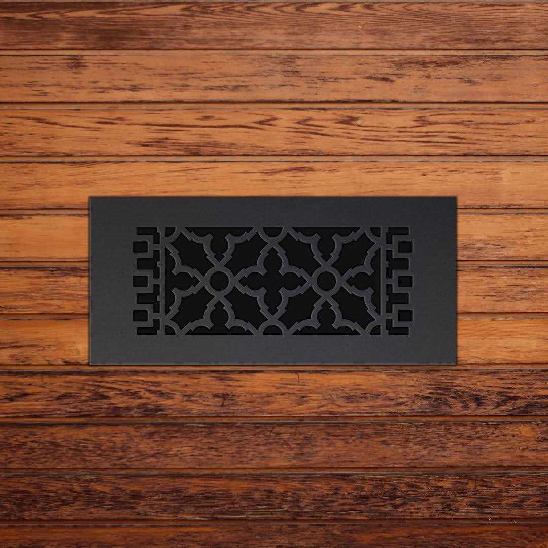 Reggio Registers Scroll Series 4 x Floor Grille without Mounting Holes - Image 4