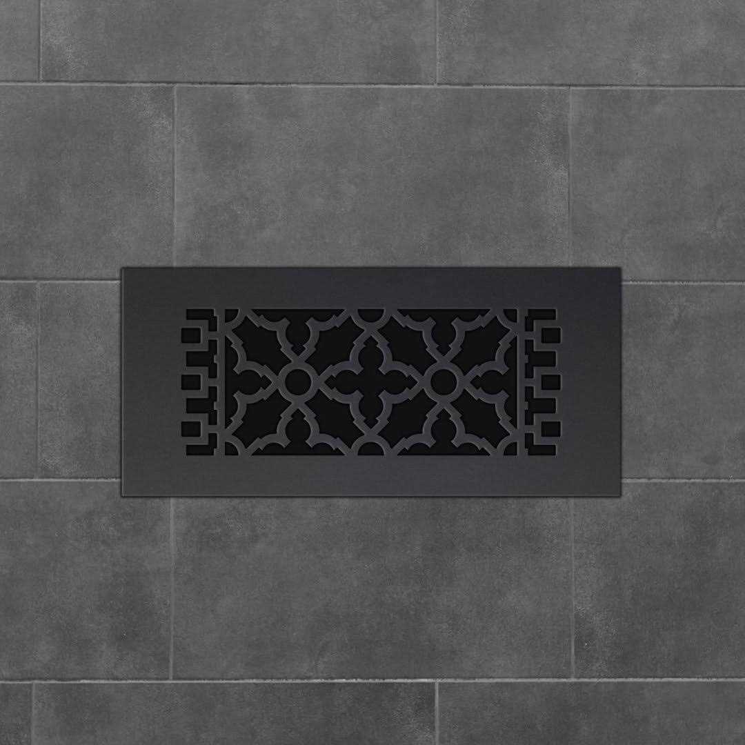 Reggio Registers Scroll Series 4 x Floor Grille without Mounting Holes - Image 5