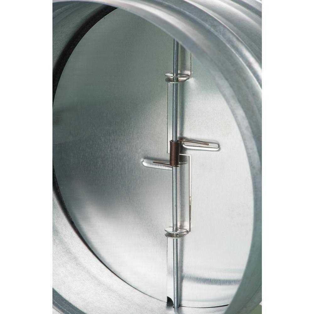 Galvanized Back-Draft Damper with Rubber Seal - Image 3