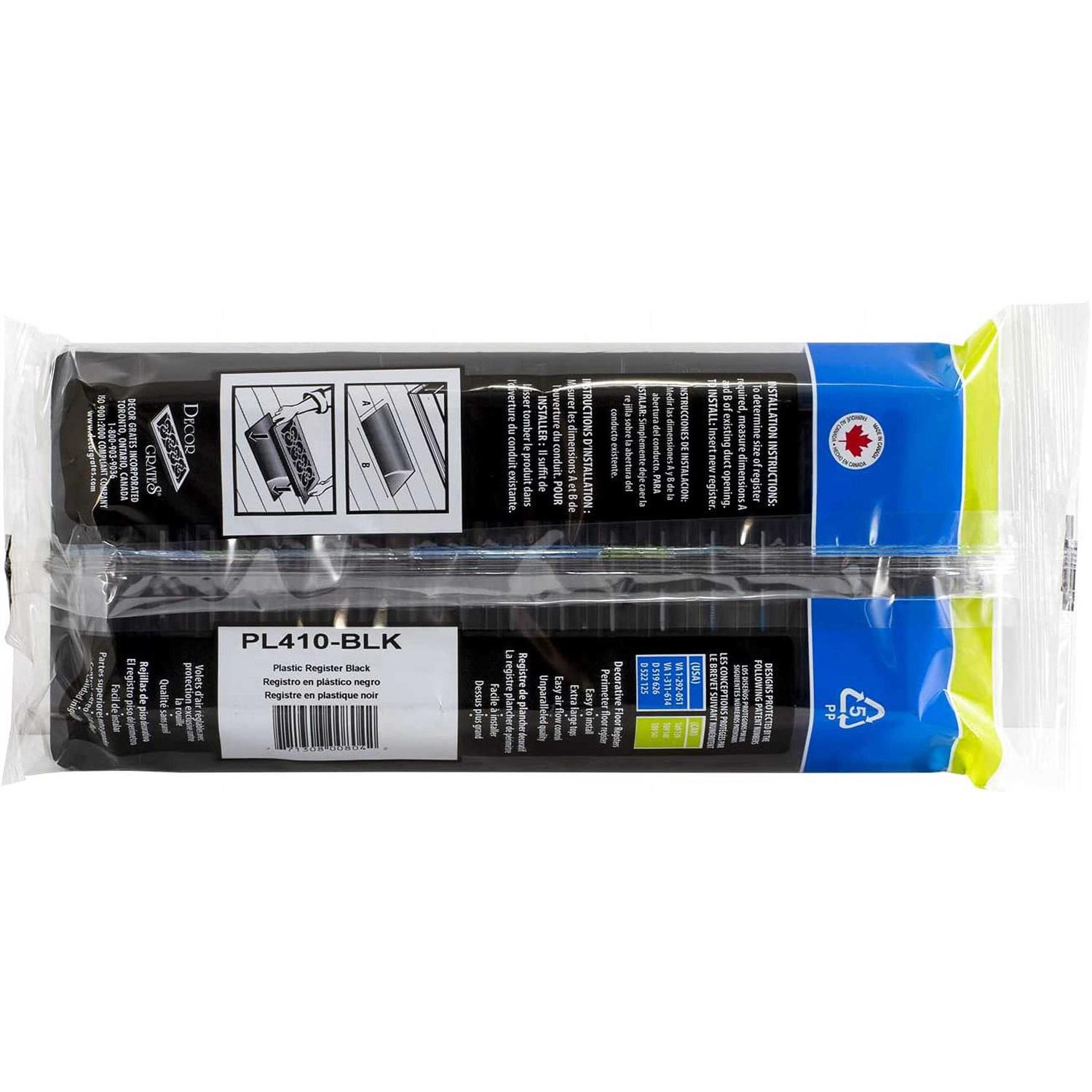 Decor Grates 4-Inch by 10-Inch Plastic Floor Register - Image 4