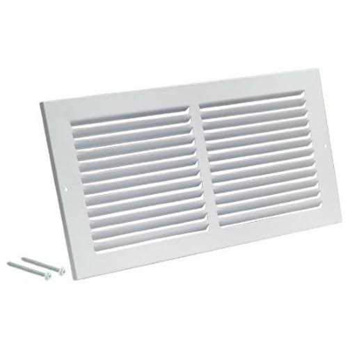 EZ-FLO Steel White Sidewall/Ceiling Return Air Grille
