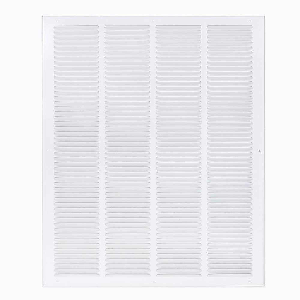 EZ-FLO Steel White Sidewall/Ceiling Return Air Grille - Image 2