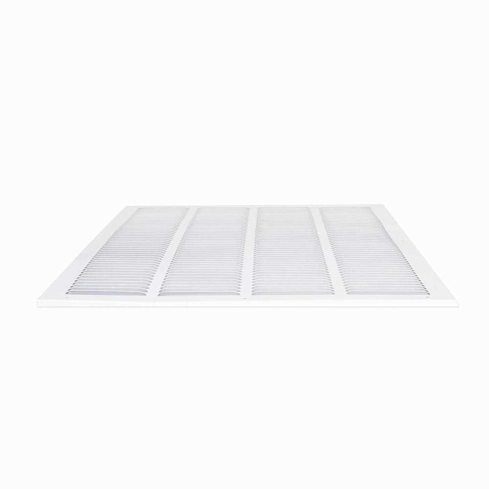 EZ-FLO Steel White Sidewall/Ceiling Return Air Grille - Image 5
