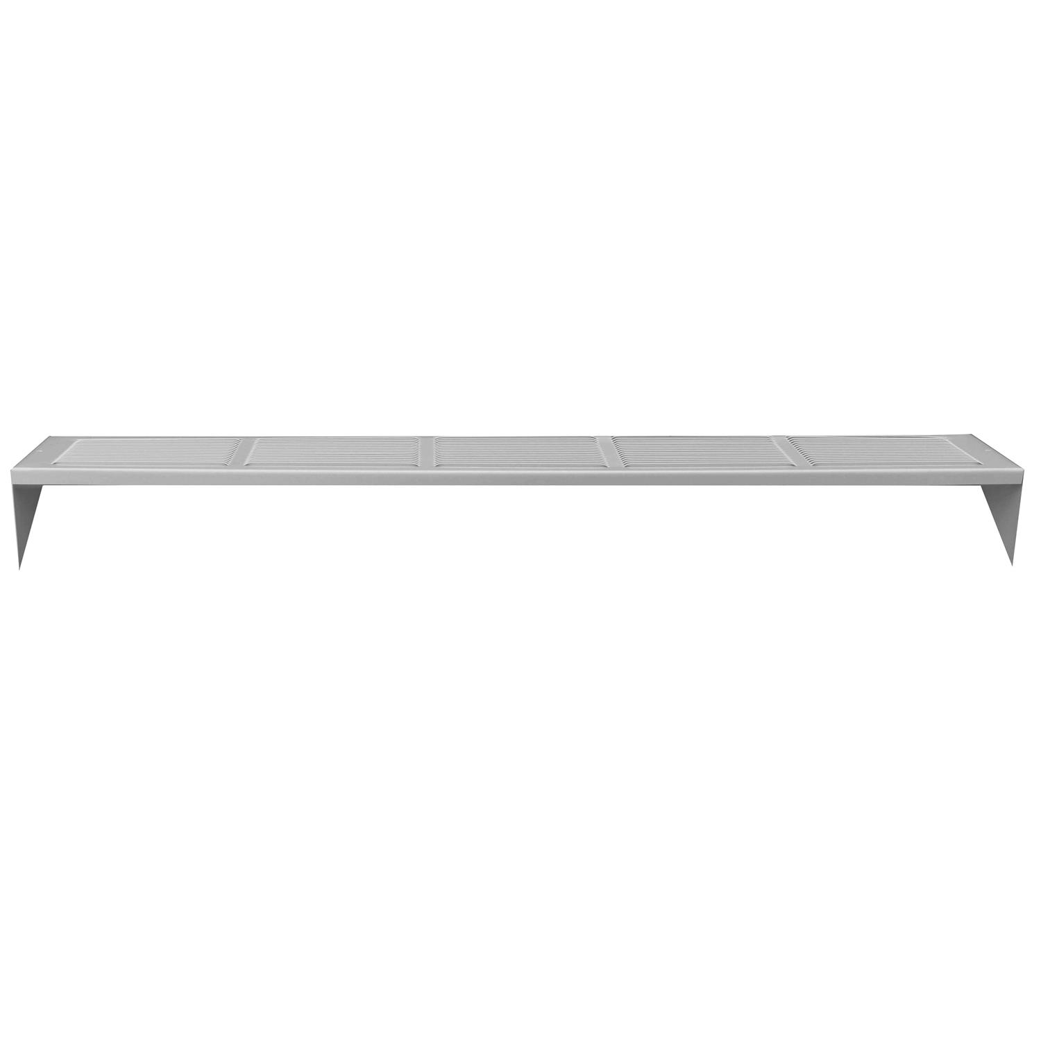 Hart & Cooley 6 White Baseboard Return Air Grille - Image 3