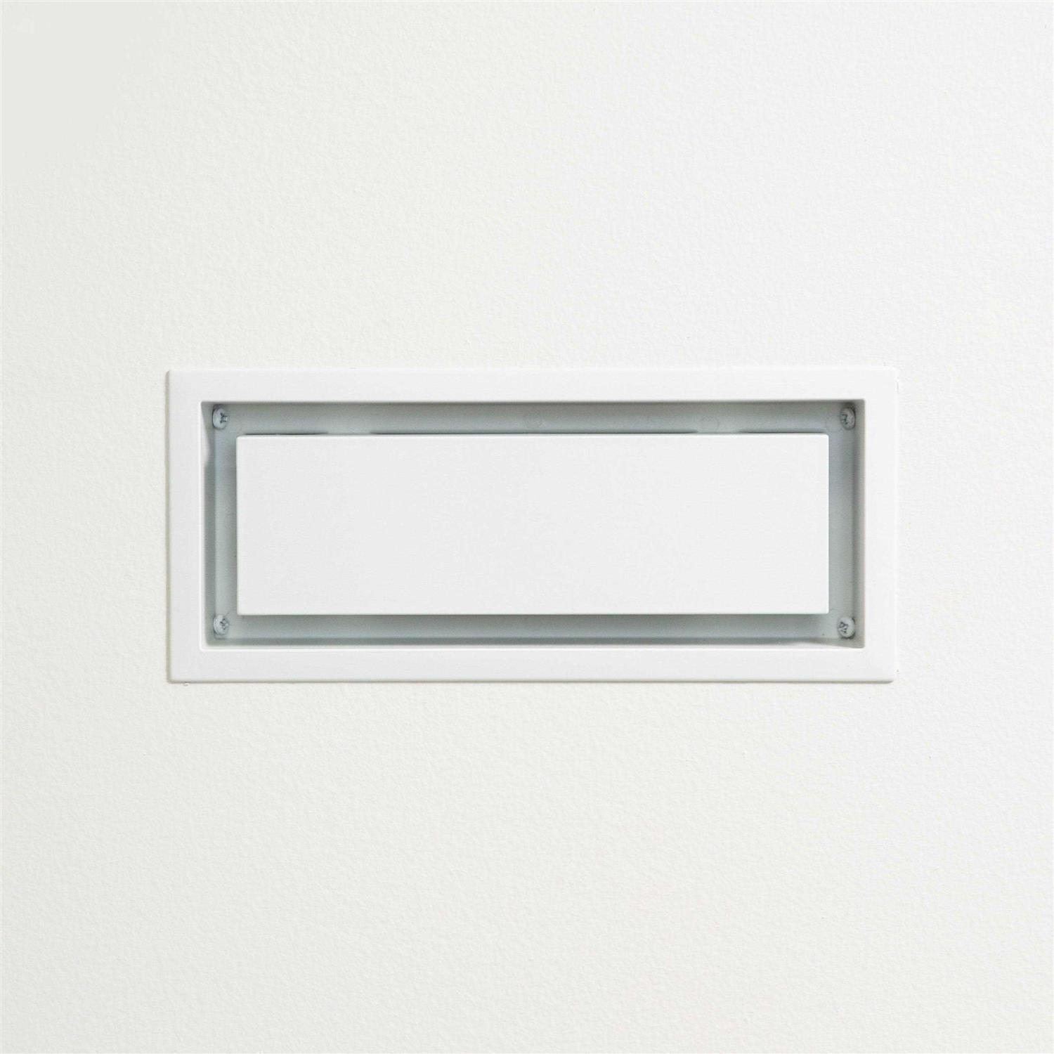 Aria Lite Framed Wall Vent 4 in.x10 in. White - Image 3