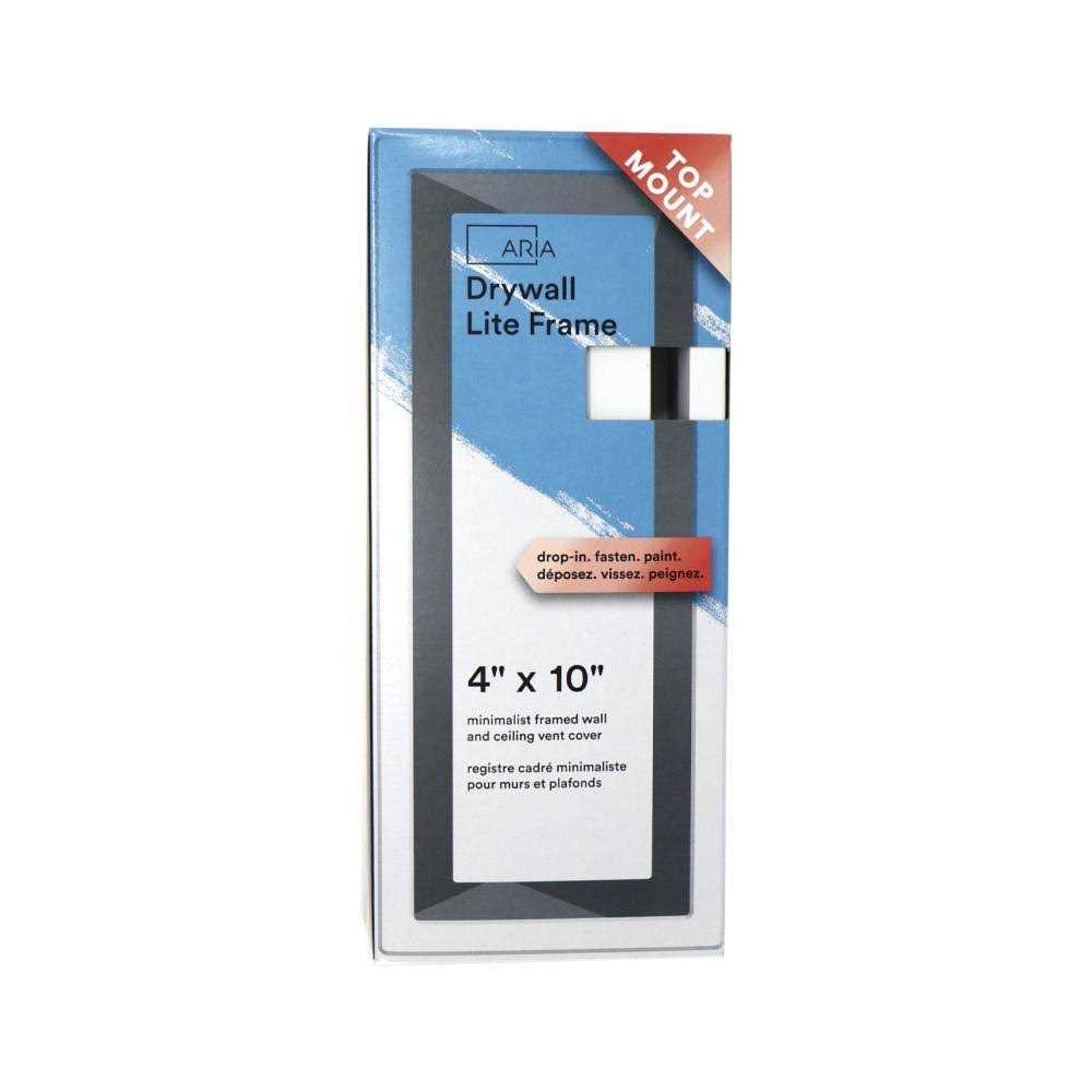 Aria Lite Framed Wall Vent 4 in.x10 in. White - Image 5