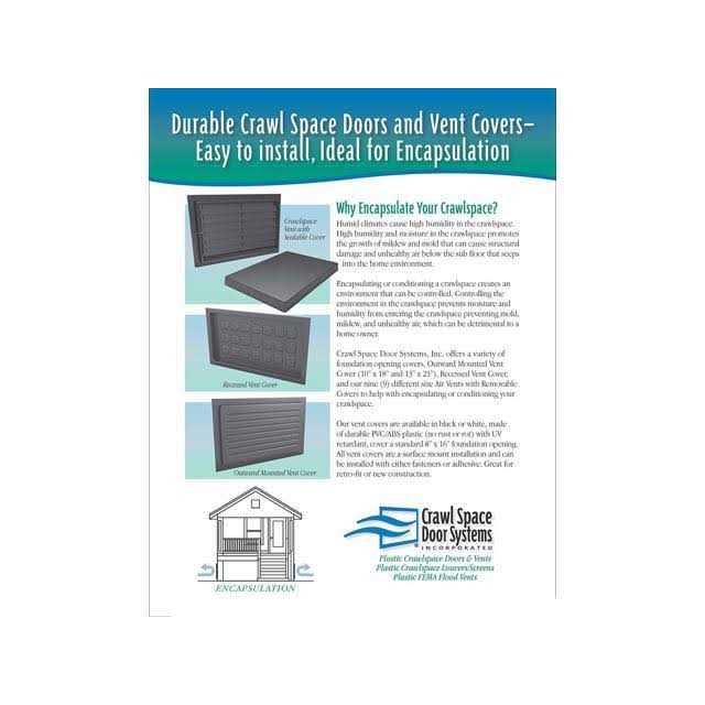 Crawl Space Recessed Foundation Vent Cover - Image 4