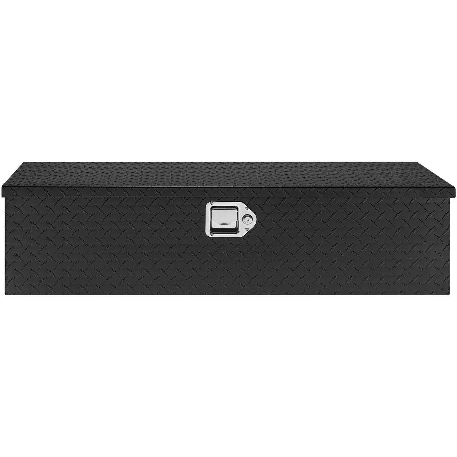 VEVOR Heavy Duty Aluminum Truck Bed Tool Box, Diamond Plate Tool Box with Side Handle and Lock Keys - Image 4