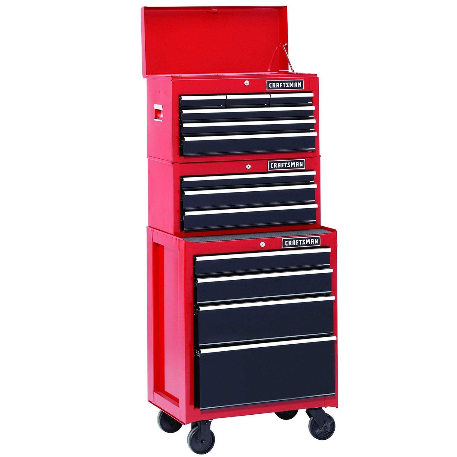 Craftsman 2000 Series 26-In W x 12.25-In H 3-Drawer Steel Tool Chest Cmst98246rb - Image 3