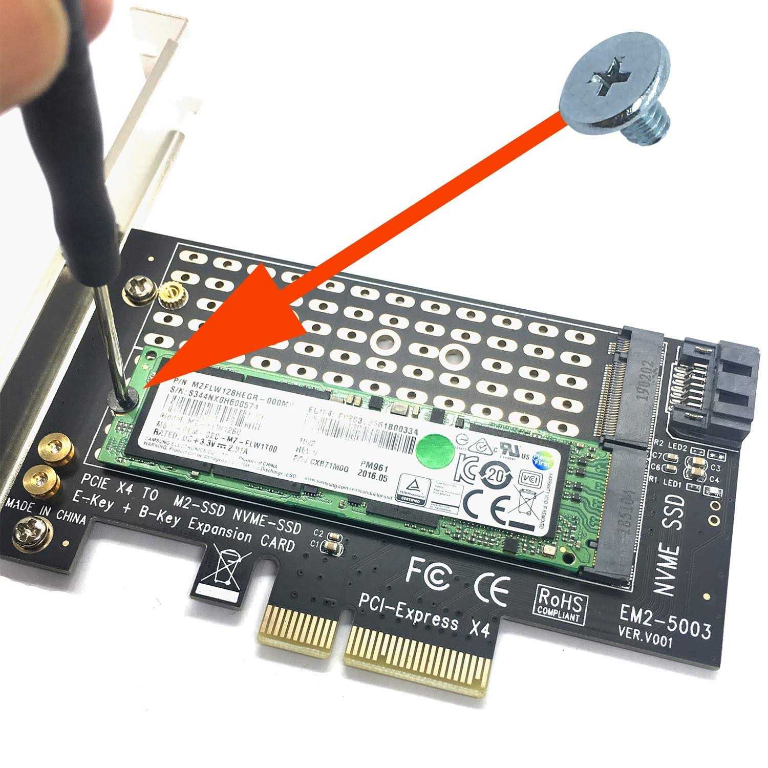 m2 2280ssd Screws Kit,PCIe NVMe M.2 SSD Mounting Screws - Image 2