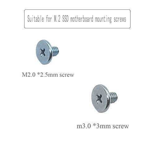 m2 2280ssd Screws Kit,PCIe NVMe M.2 SSD Mounting Screws - Image 4