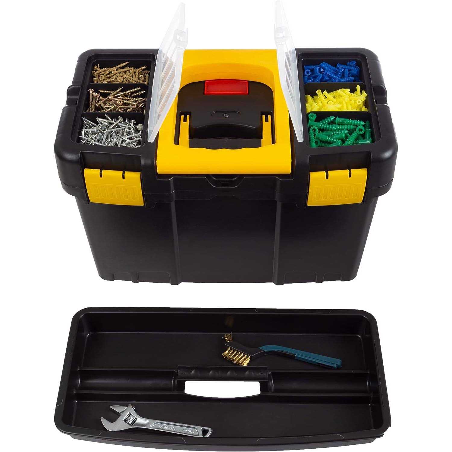 Stalwart Stackable Mobile Tool Box with Wheels - Image 5