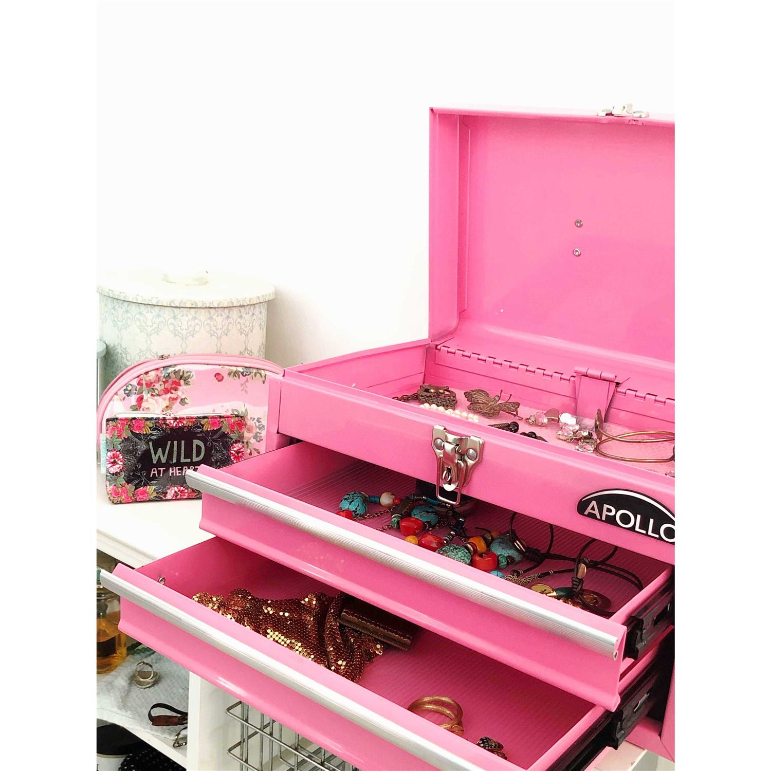 Apollo Tools 2-Drawer Steel Chest DT5010 DT5010P - Image 4