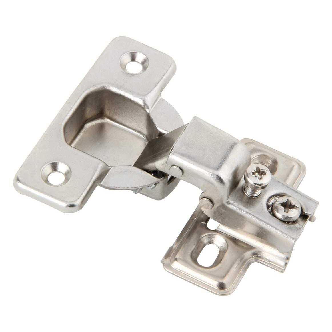 Silverline Face 1/2 inch Half Overlay Concealed Euro 105Deg Regular Closing Compact Cabinet Hinges - Image 3