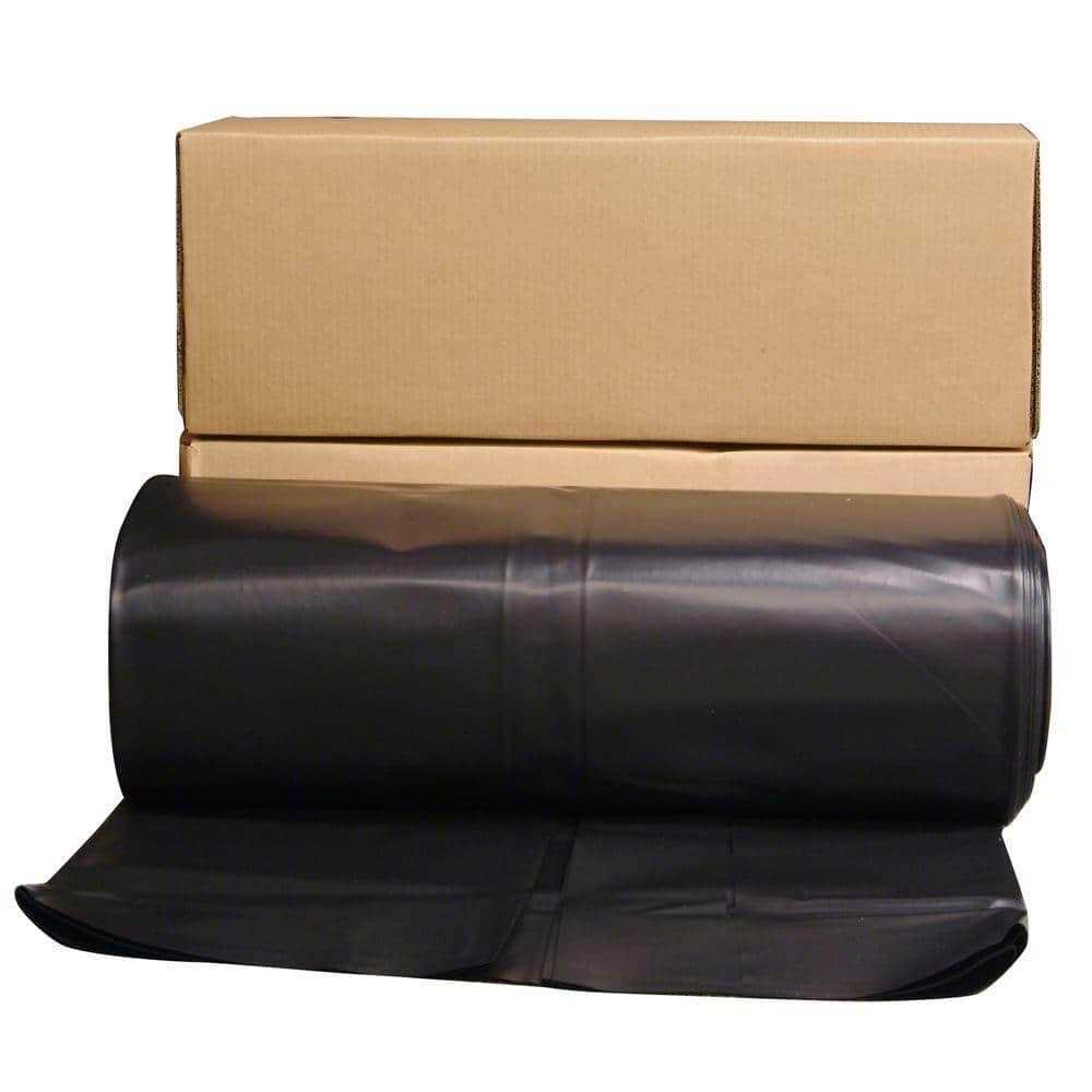 Covalence Tyco Polyethylene Plastic Sheeting, 6 ml Capacity, Black, 12' x 100' - Image 5
