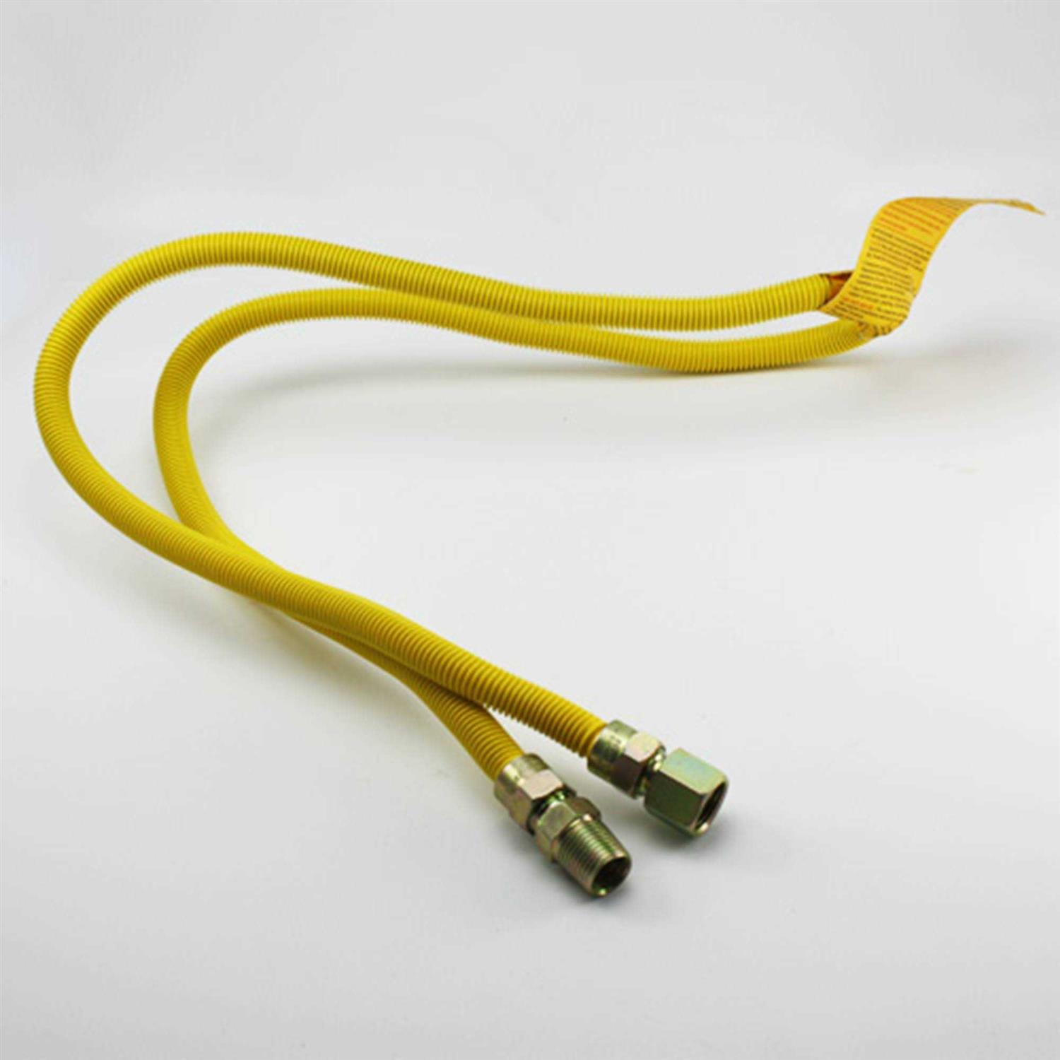 USD Flexible Stainless Steel Gas Appliance Line with 1/2 OD 1/2 MIP X 1/2 FIP - Image 4