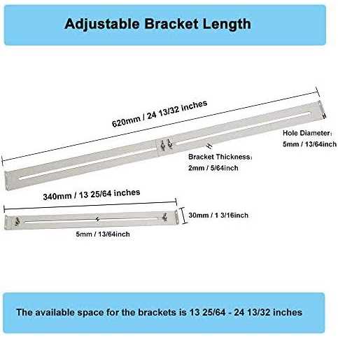 FRMSAET Drawer Repair Kit Used to Reinforce and Repair Wooden/MDF/Chipboard Drawers Cabinet Reinforcement Heavy Duty Steel Hardware Furniture - Image 5