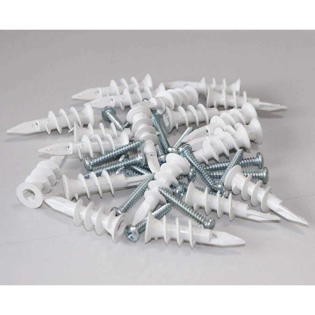 Self Drilling Drywall Plastic Anchors with Screws - Image 4