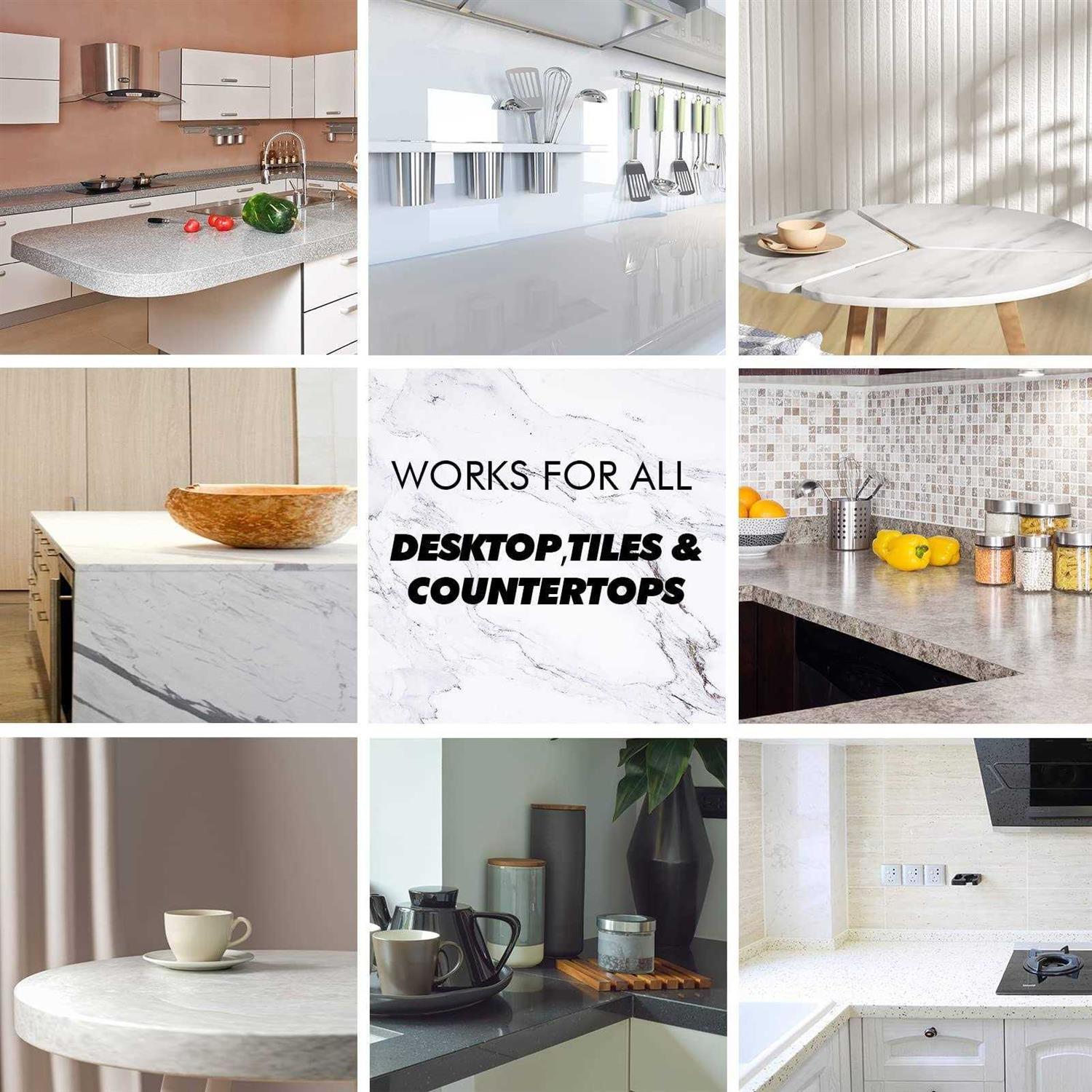 HomeTinker Marble Repair Kit & Granite Repair Kit, Corian Repair Kit for Marble Granite Quartz Corian Tiles and Stones - Image 5