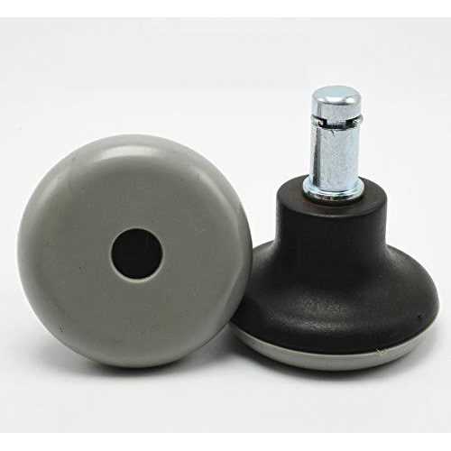 uvce Bell Glides Replacement Office Chair Swivel Caster Wheels to Fixed Stationary Castors - Image 5