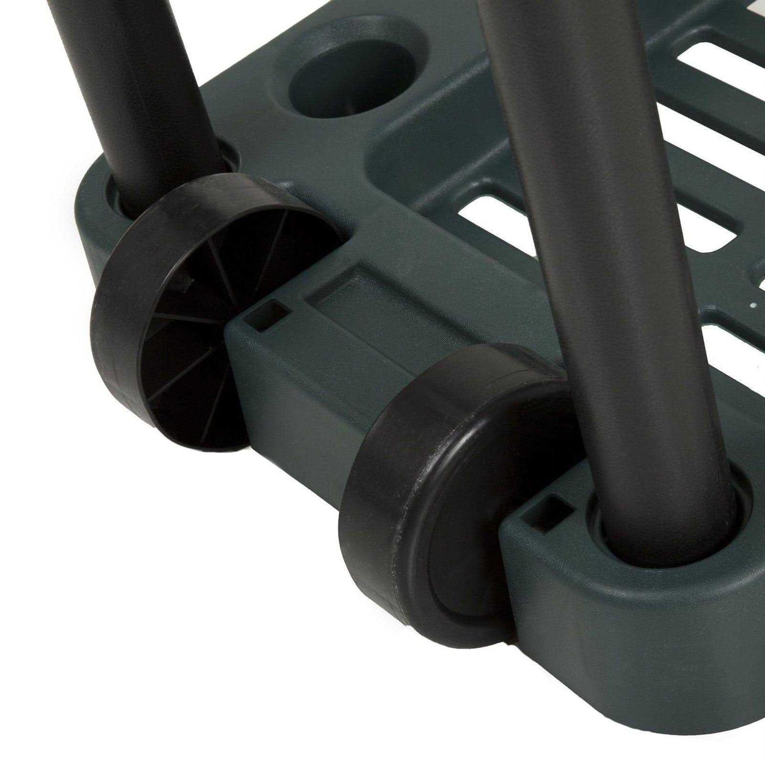 Stalwart Garden Tool Storage Rack Portable Rolling Tool and Supply Holder Organizer with Wheels - Image 5