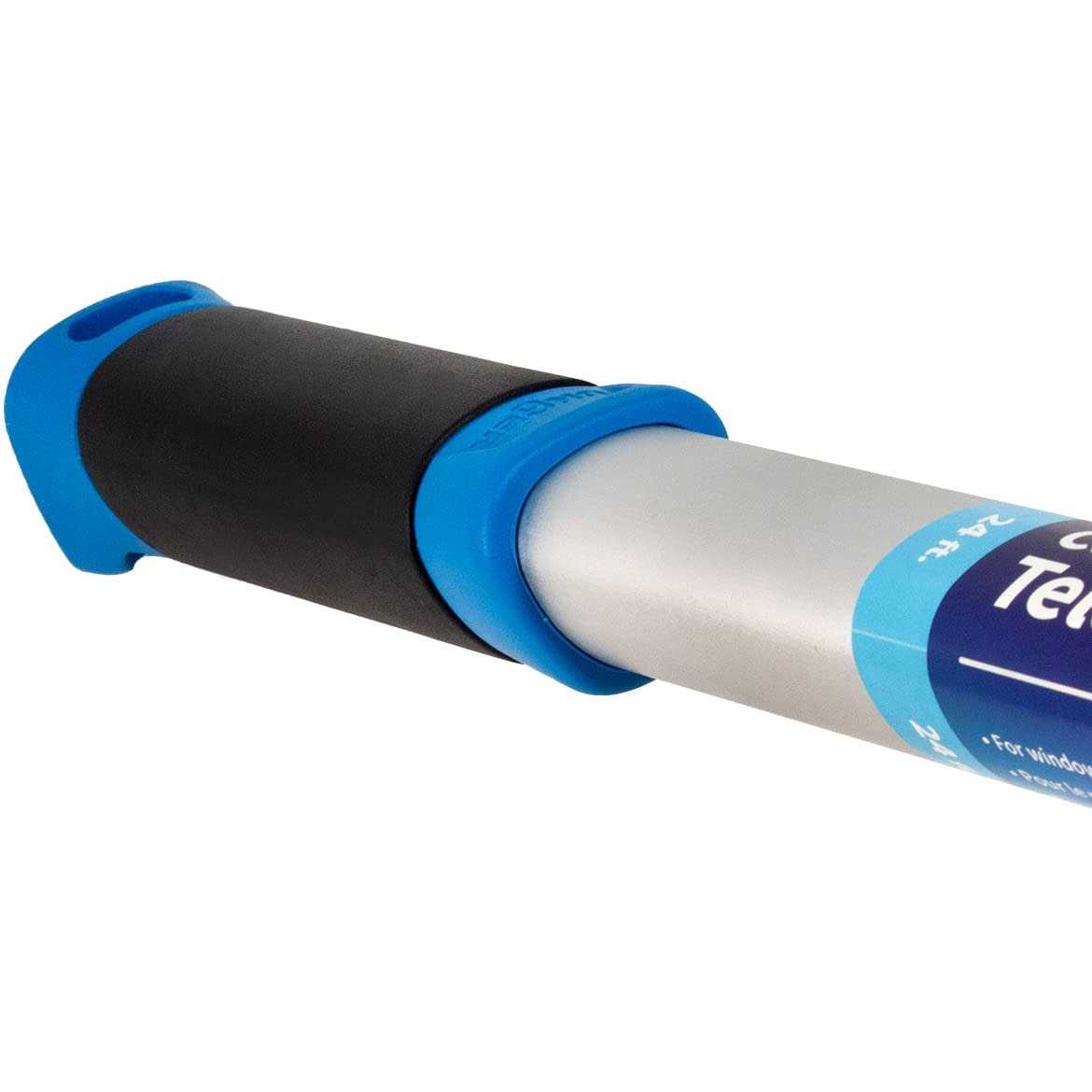 Unger Connect & Clean Professional 18 ft. Aluminum Telescopic Pole with Locking Cone and Quick-Flip Clamps - Image 5