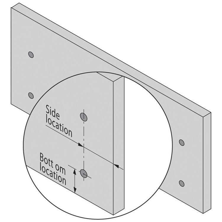 Blum 320M5500C15 Metabox 22 inch Long x 3-3/8 inch High Drawer Slide Set - Image 5