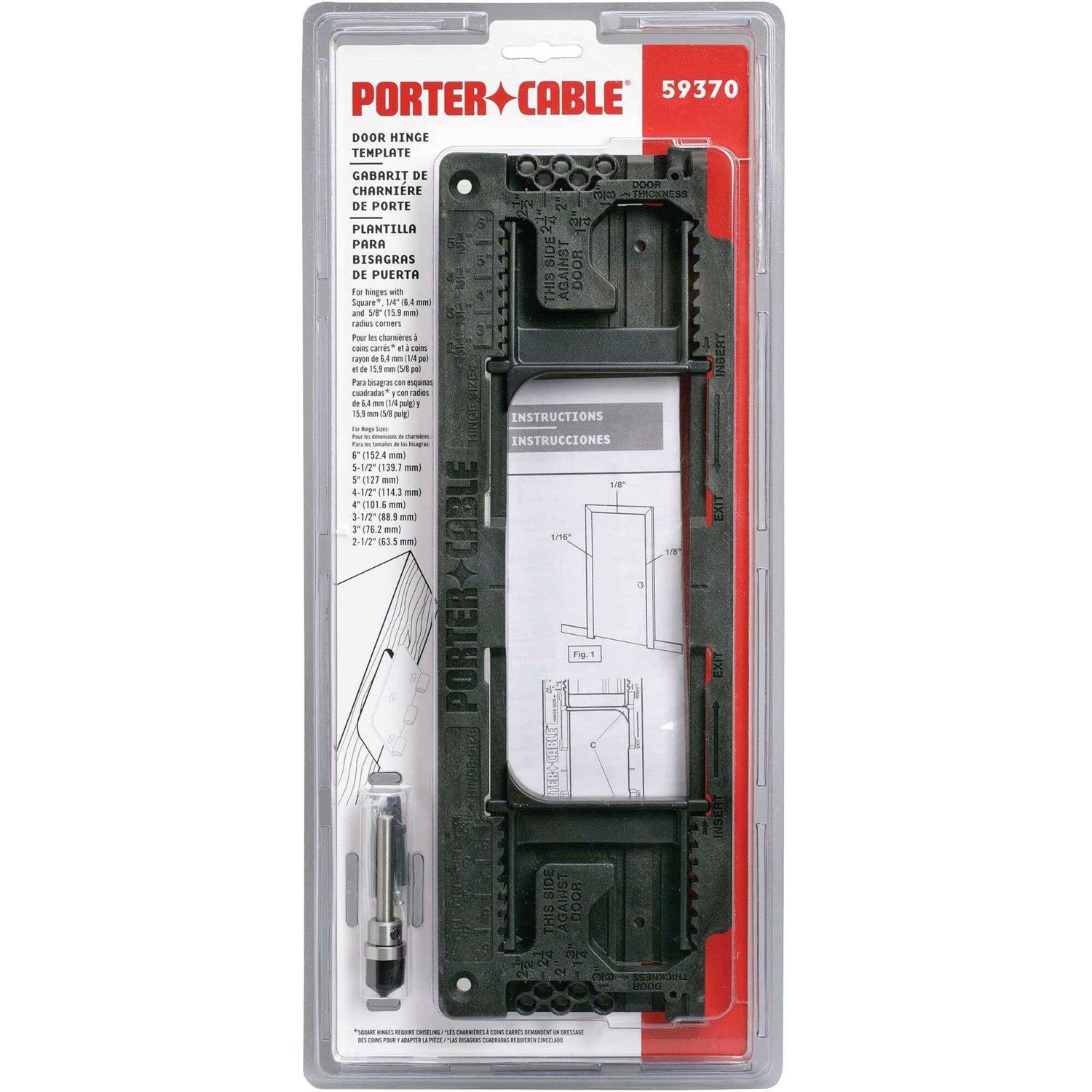 Porter Cable Door Hinge Template 59370 Hardware Tools Online Store
