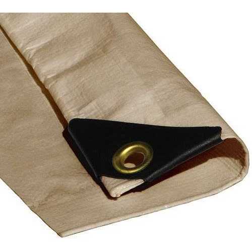 Tarps Now Waterproof Poly Tarps 12 Mil Tarp Cover with Grommets