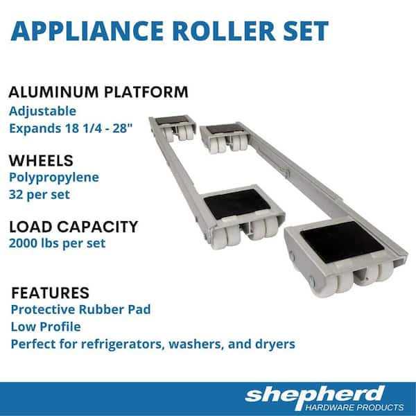 Shepherd Hardware 9603 Aluminum Appliance Roller - Image 3