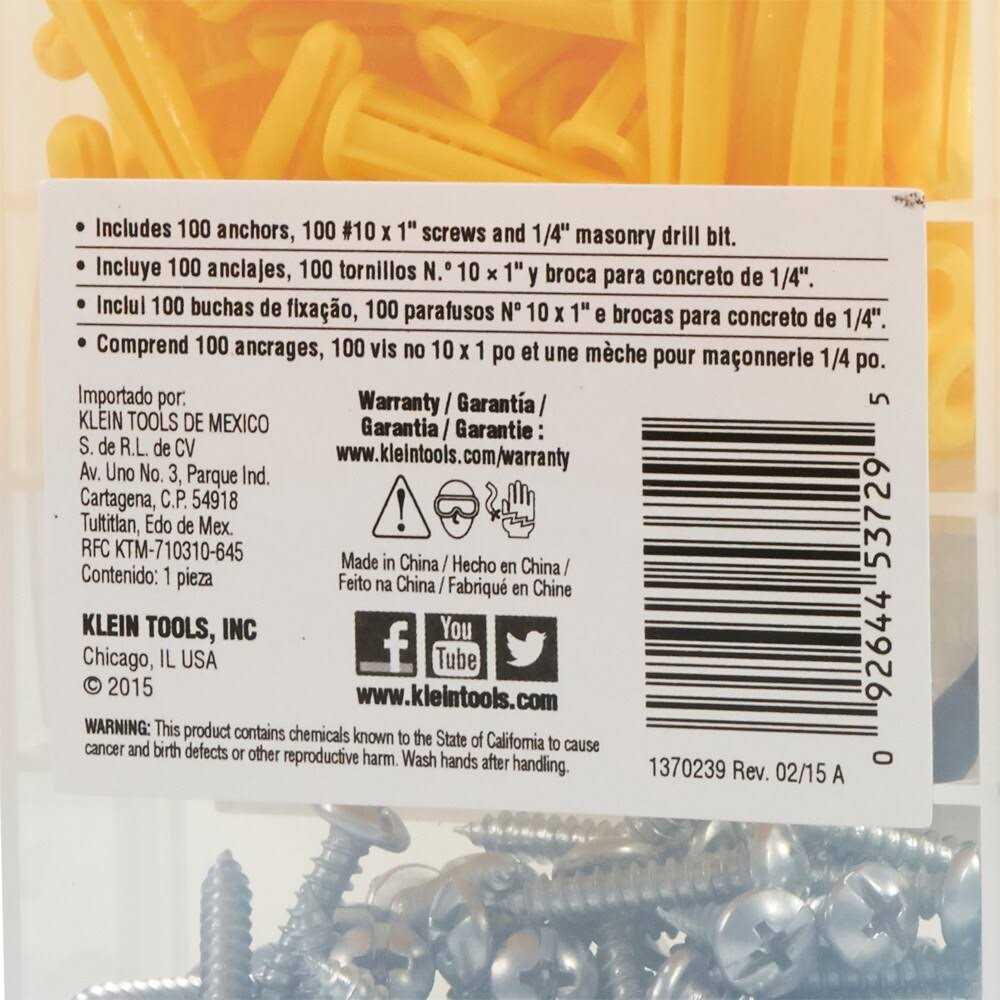 Klein Tools 53729 Conical Anchor Kit - Image 3