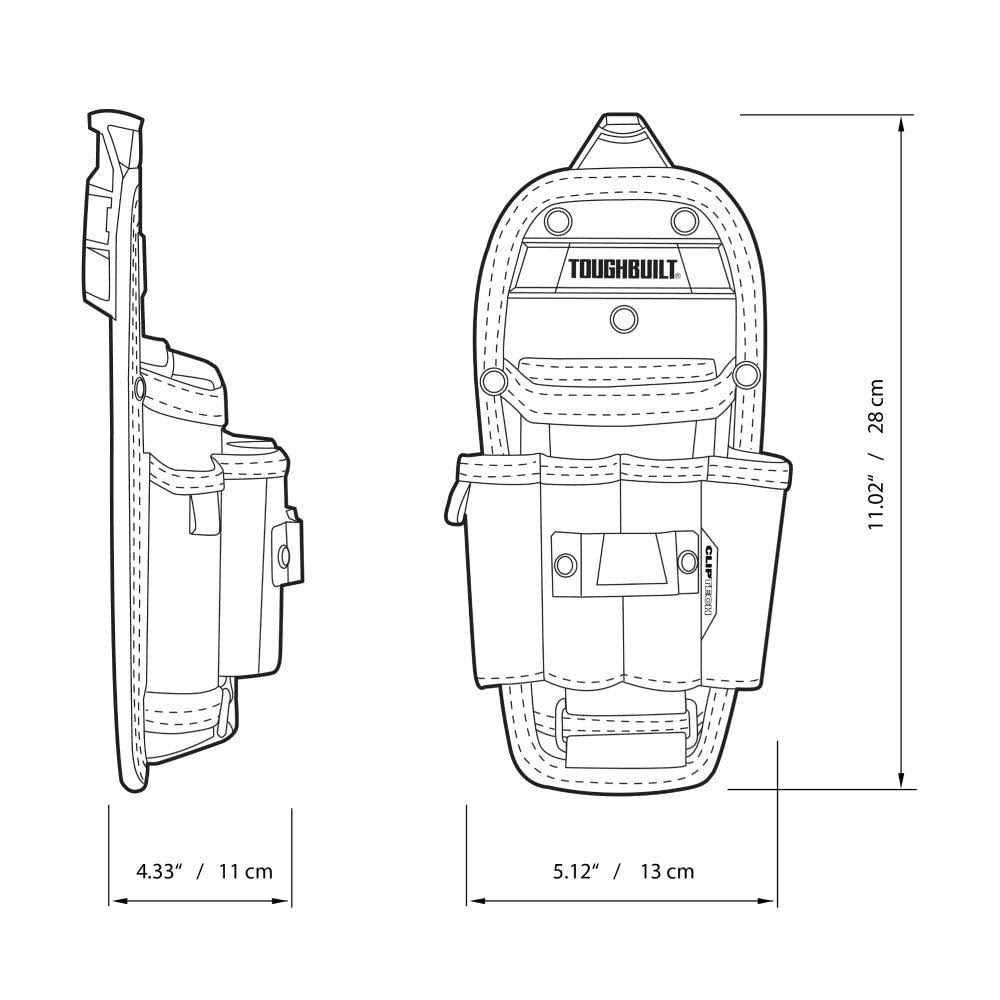 Toughbuilt Technician 6-Pocket Pouch - Image 4
