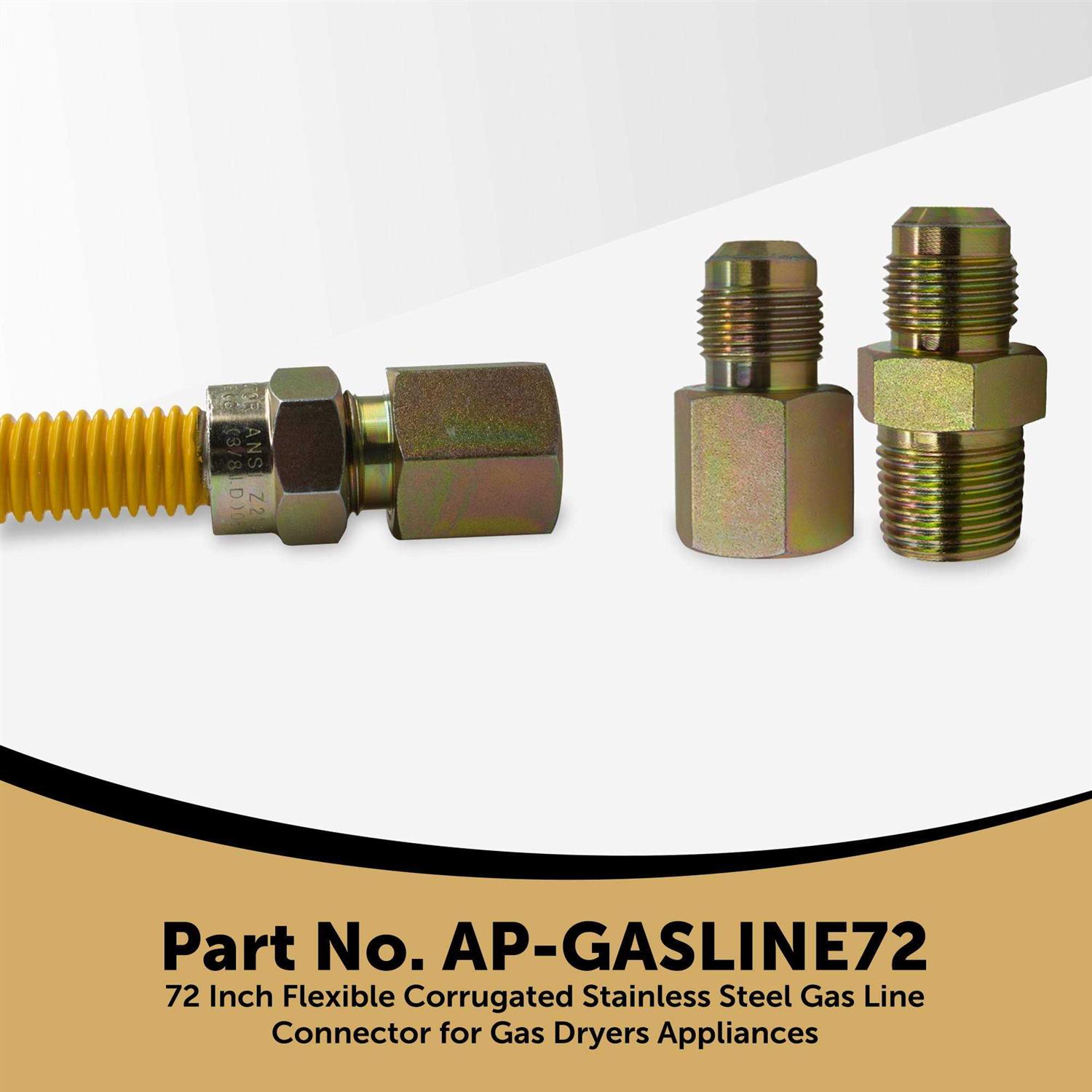 Appliance Pros Stainless Steel Gas Line - Image 5