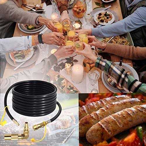 RV Quick Connect Propane Hose Quick Connect Propane Hose for RV to Grill - Image 5