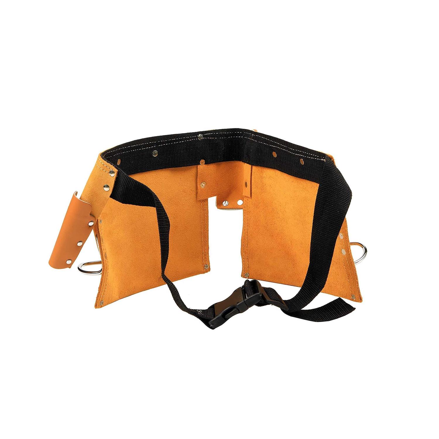 Virtionz Mwire Virtionz 11 Pocket Leather Tool Belt For Carpenter Construction Pouchframers Handyman Electricianbrown Colourbelts Adjusts From 33 Upto - Image 3