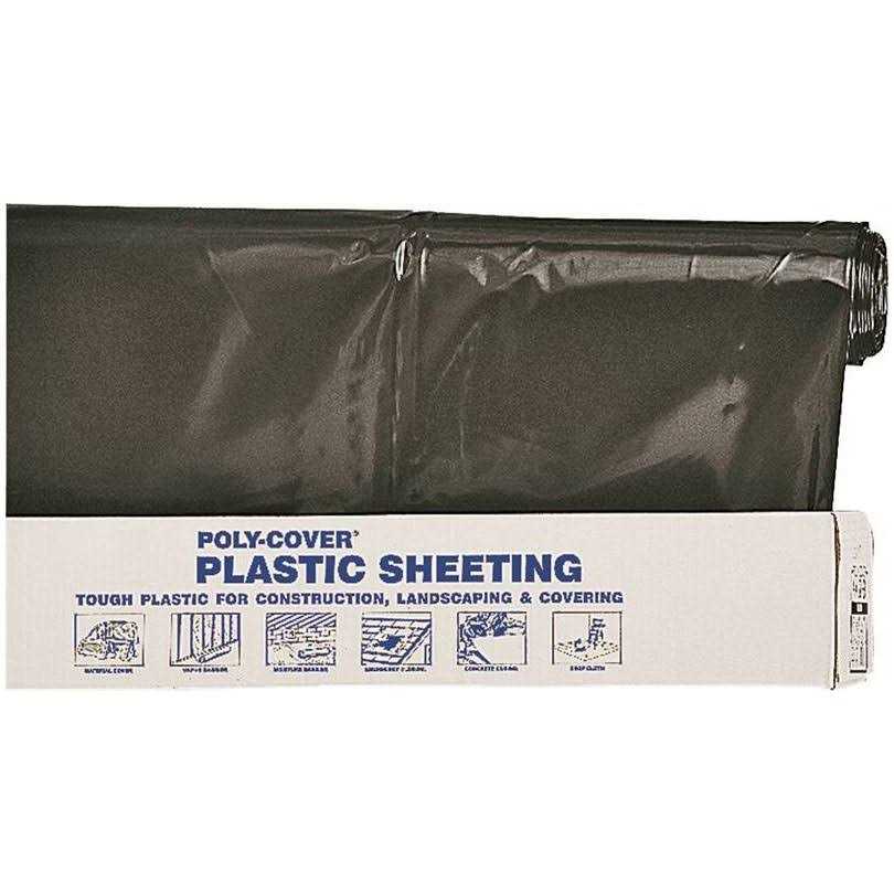 Husky Plastic Sheeting Black 4ml 12ft x 100ft - Image 4