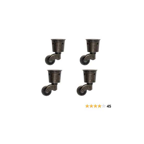 Furniture Wheel Dia Swivel Round Cup Caster - Image 4