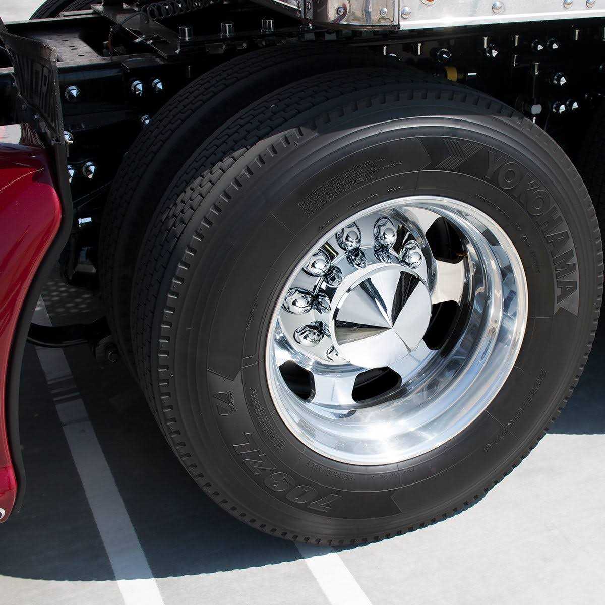 United Pacific 33mm x 2 3/4 Chrome Plastic Bullet Nut Cover w/ Flange 10049 - Image 3