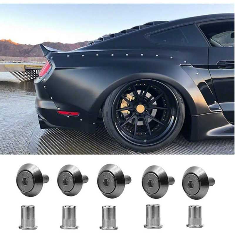 Stetion Stainless Steel 25 Pcs Fender Bumper Washer Bolt M5x20mm Cnc Finishing Washer Engine Bay Dress Up Fastener Kit Flares Widebody - Image 4