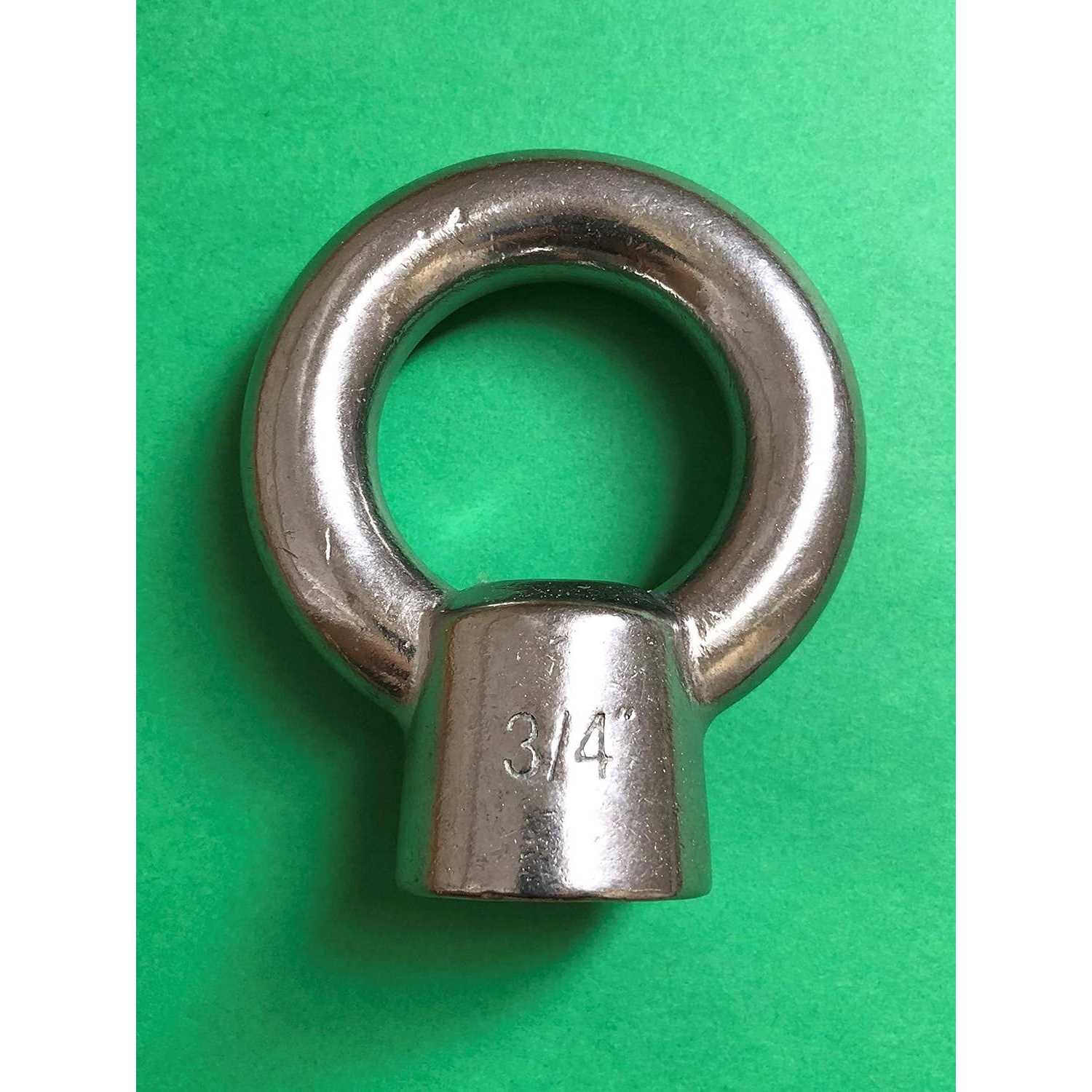 US Stainless Stainless Steel 316 Lifting Eye Nut UNC Marine Grade - Image 3