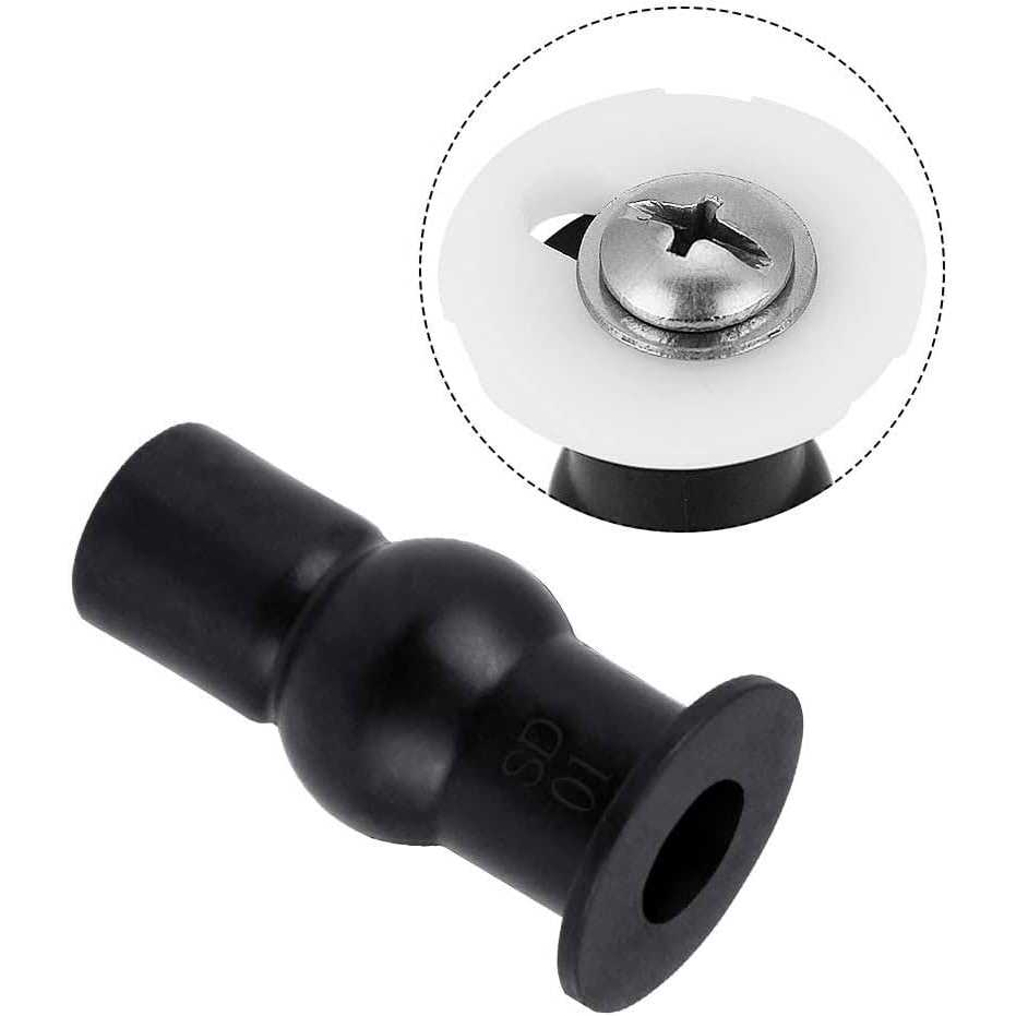 Toilet Seat Screws Toilet Seat Hinges Bolt Expanding Rubber Top Nuts Screw Fixings Fix WC Blind Hole Fittings - Image 4