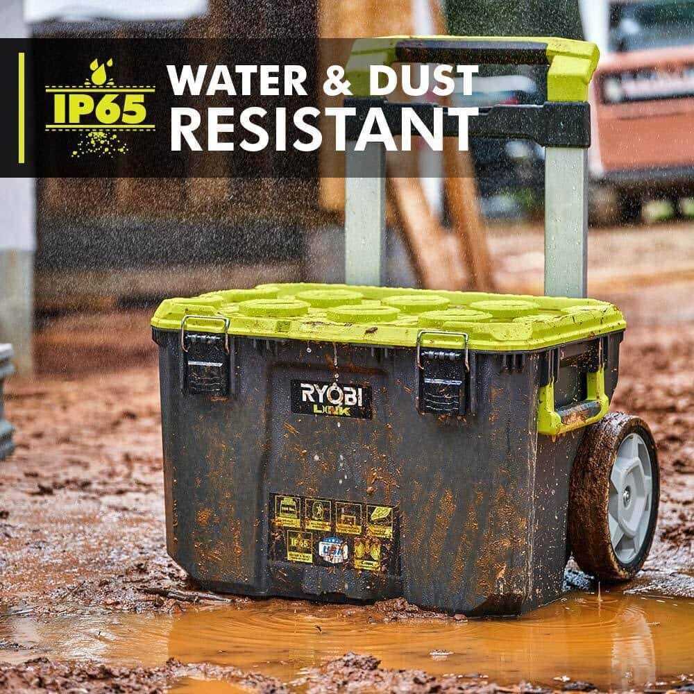 RYOBI LINK Rolling Tool Box with Standard Tool Box - Image 3