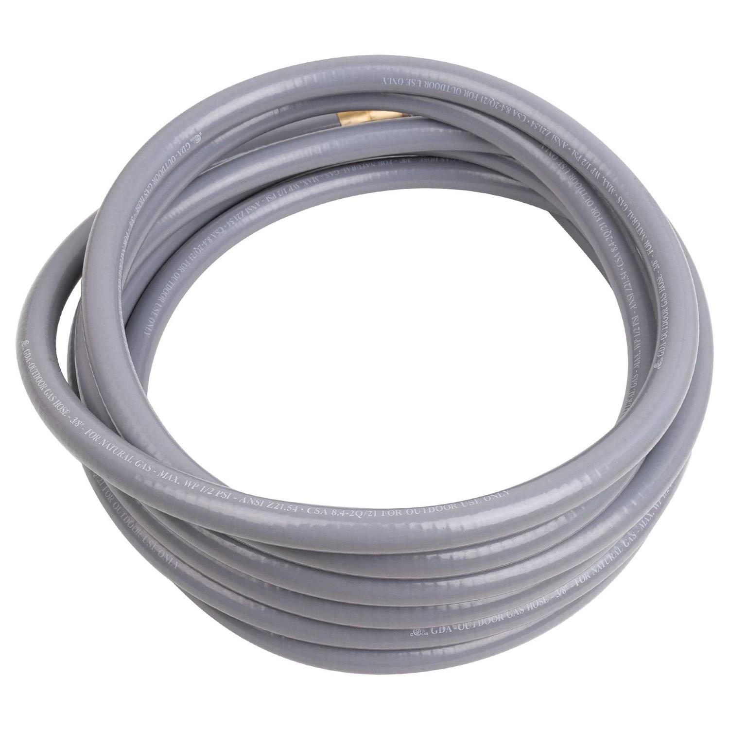 Empava 15 ft. x 3/8 in. Natural Gas Hose with Quick Connect Fittings - Image 4