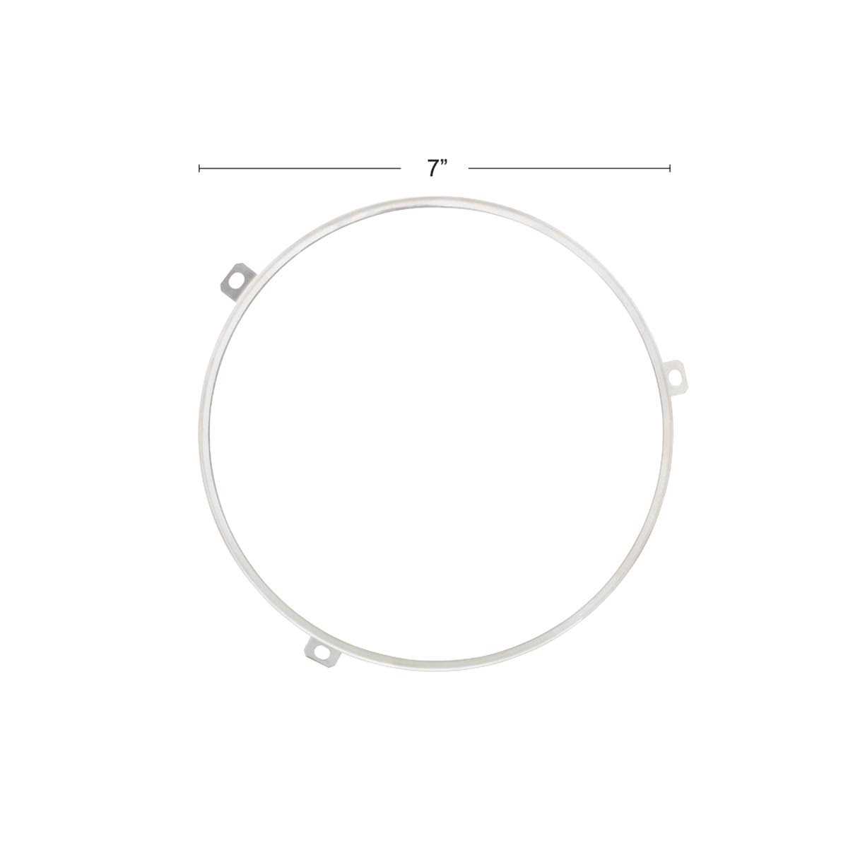 United Pacific 7 Stainless Steel Headlight Retaining Ring 30620B - Image 4