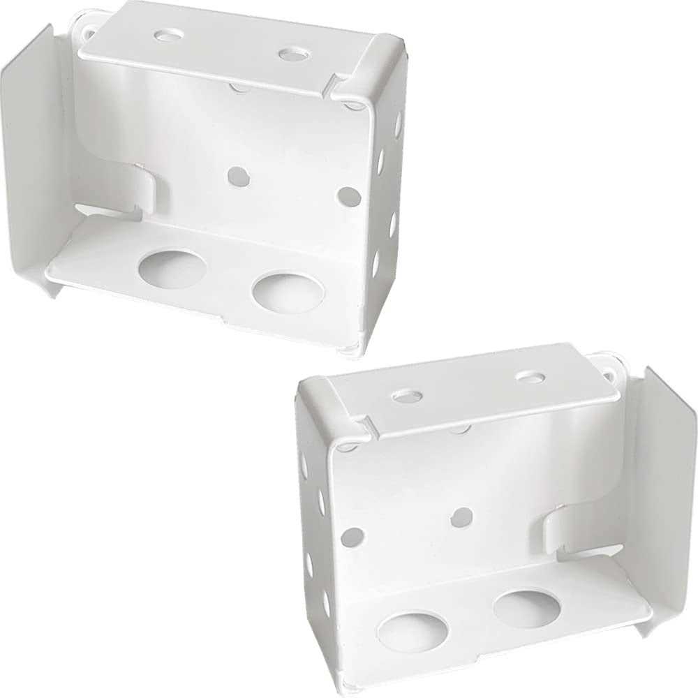 Cutelec 2pcs Box Mounting Bracket for Low Profile Blinds 2inch